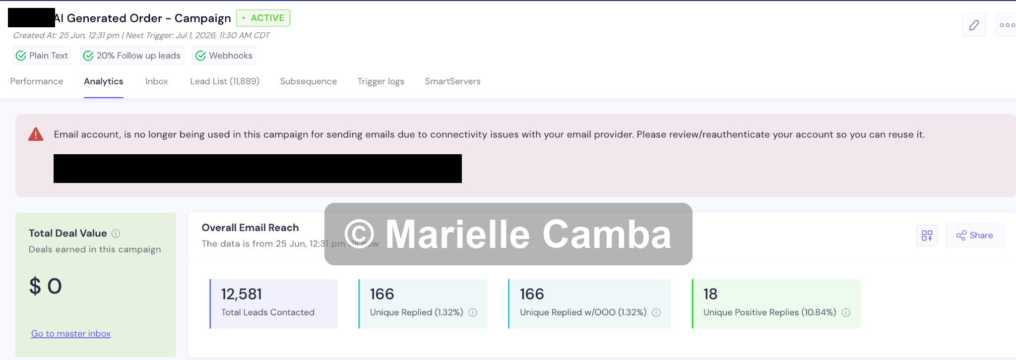 Online Ordering & Restaurant Marketing System campaign results 3